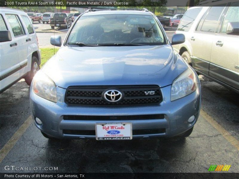 Pacific Blue Metallic / Dark Charcoal 2008 Toyota RAV4 Sport V6 4WD