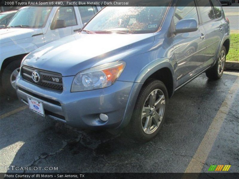Pacific Blue Metallic / Dark Charcoal 2008 Toyota RAV4 Sport V6 4WD