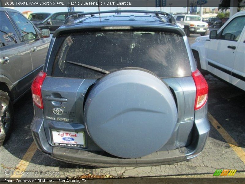 Pacific Blue Metallic / Dark Charcoal 2008 Toyota RAV4 Sport V6 4WD