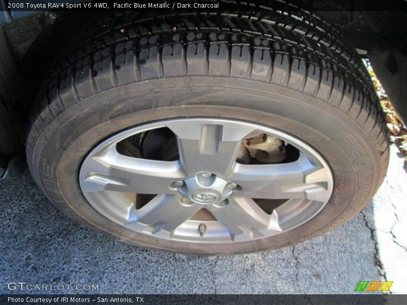 Pacific Blue Metallic / Dark Charcoal 2008 Toyota RAV4 Sport V6 4WD