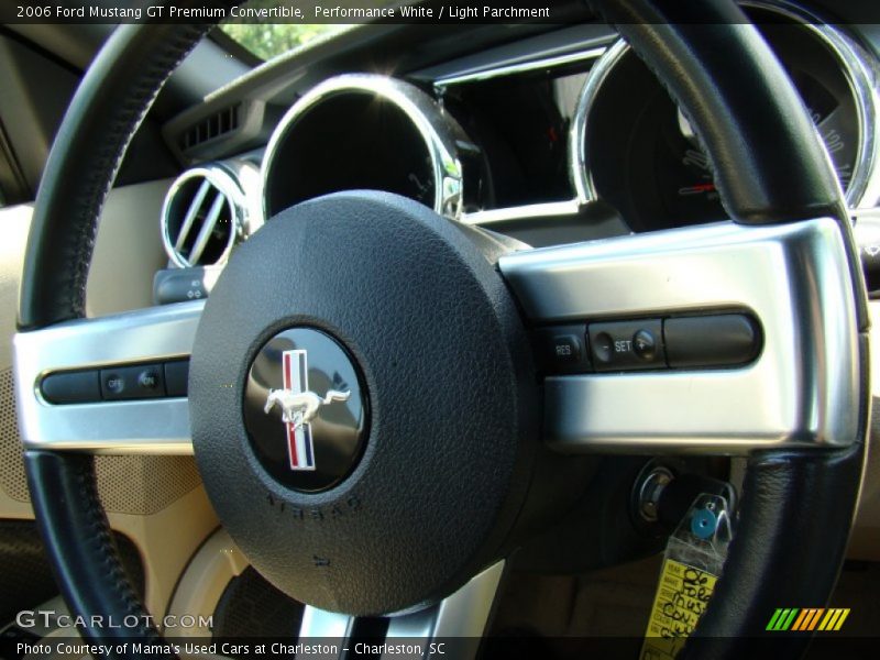 Performance White / Light Parchment 2006 Ford Mustang GT Premium Convertible