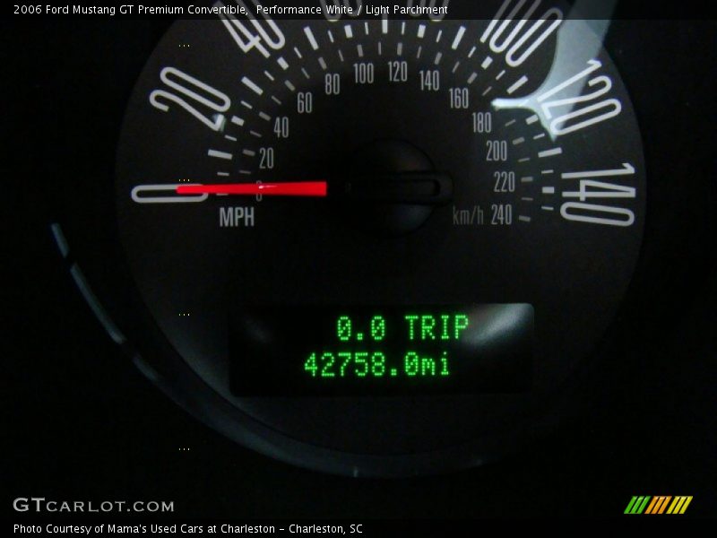 Performance White / Light Parchment 2006 Ford Mustang GT Premium Convertible