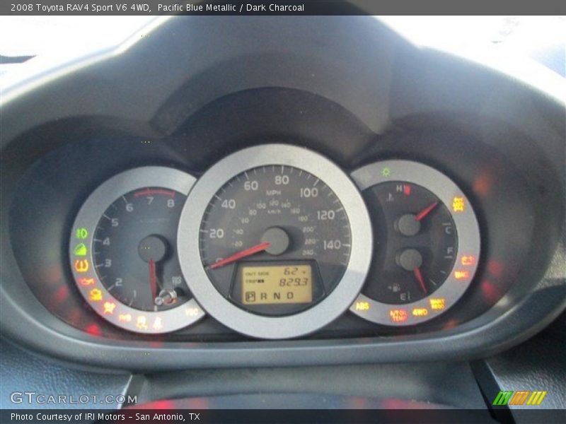 Pacific Blue Metallic / Dark Charcoal 2008 Toyota RAV4 Sport V6 4WD