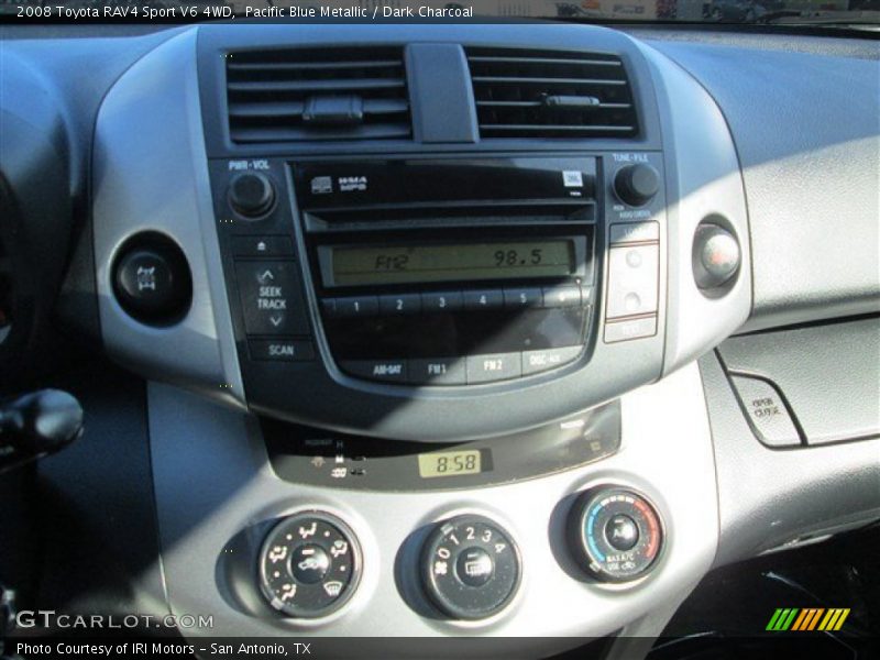 Pacific Blue Metallic / Dark Charcoal 2008 Toyota RAV4 Sport V6 4WD