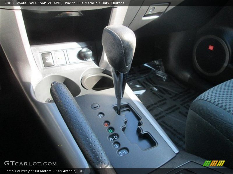 Pacific Blue Metallic / Dark Charcoal 2008 Toyota RAV4 Sport V6 4WD