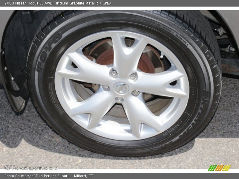 Iridium Graphite Metallic / Gray 2008 Nissan Rogue SL AWD