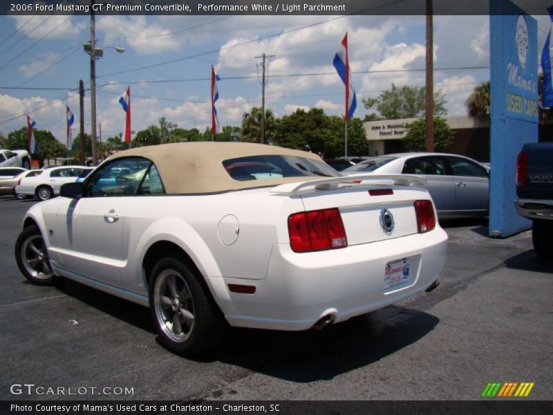 Performance White / Light Parchment 2006 Ford Mustang GT Premium Convertible