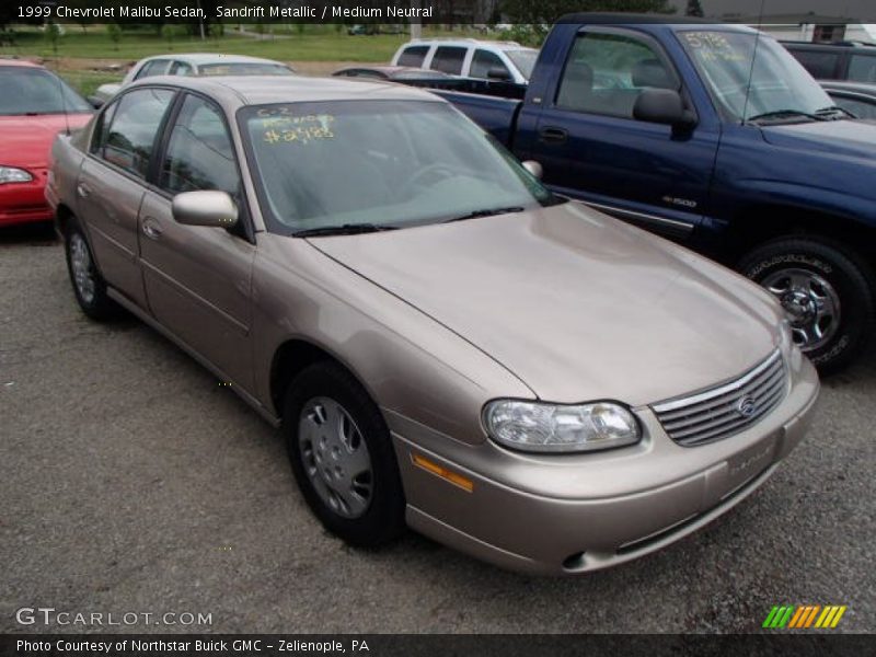 Sandrift Metallic / Medium Neutral 1999 Chevrolet Malibu Sedan
