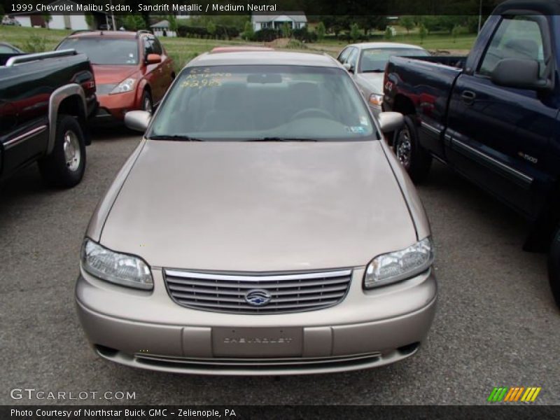 Sandrift Metallic / Medium Neutral 1999 Chevrolet Malibu Sedan