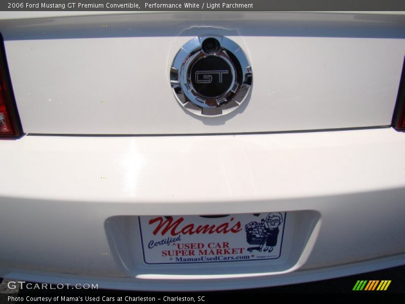 Performance White / Light Parchment 2006 Ford Mustang GT Premium Convertible