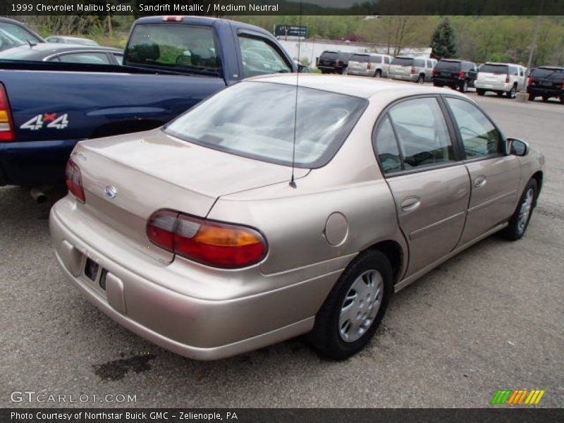 Sandrift Metallic / Medium Neutral 1999 Chevrolet Malibu Sedan