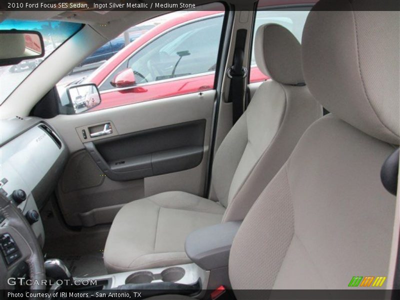 Ingot Silver Metallic / Medium Stone 2010 Ford Focus SES Sedan