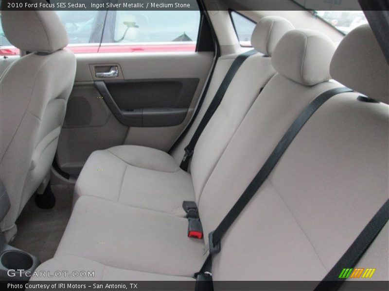 Ingot Silver Metallic / Medium Stone 2010 Ford Focus SES Sedan