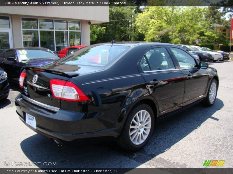 Tuxedo Black Metallic / Dark Charcoal 2009 Mercury Milan V6 Premier