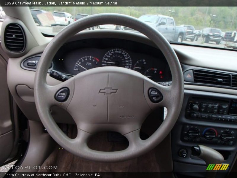 Sandrift Metallic / Medium Neutral 1999 Chevrolet Malibu Sedan