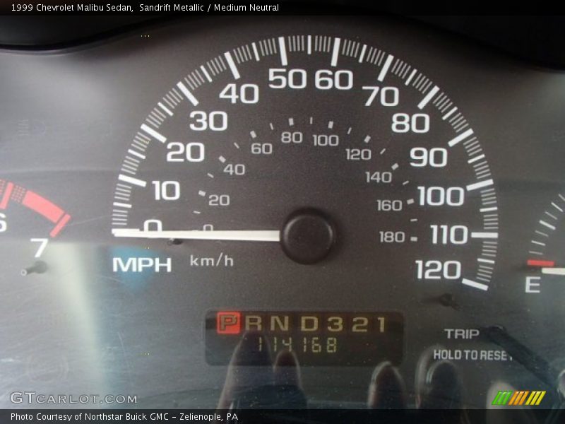 Sandrift Metallic / Medium Neutral 1999 Chevrolet Malibu Sedan