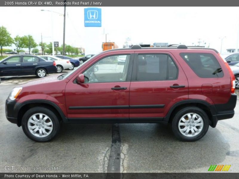 Redondo Red Pearl / Ivory 2005 Honda CR-V EX 4WD