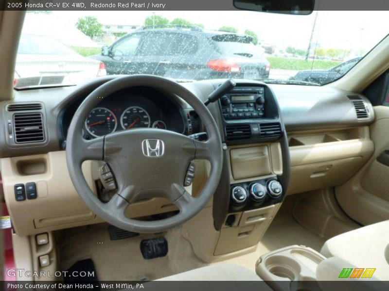 Redondo Red Pearl / Ivory 2005 Honda CR-V EX 4WD