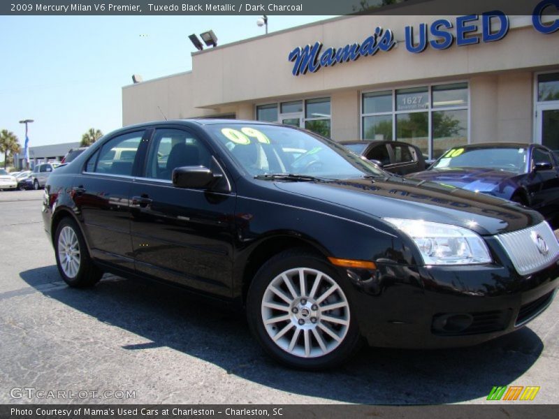 Tuxedo Black Metallic / Dark Charcoal 2009 Mercury Milan V6 Premier
