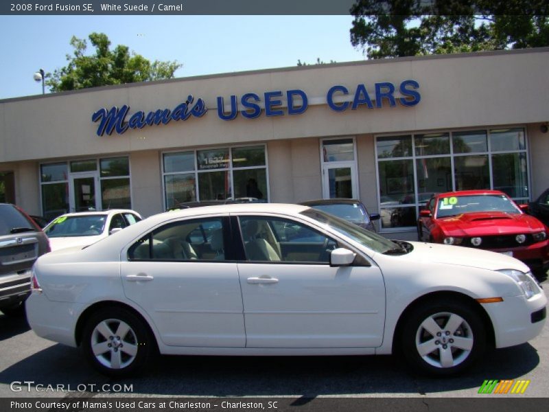 White Suede / Camel 2008 Ford Fusion SE