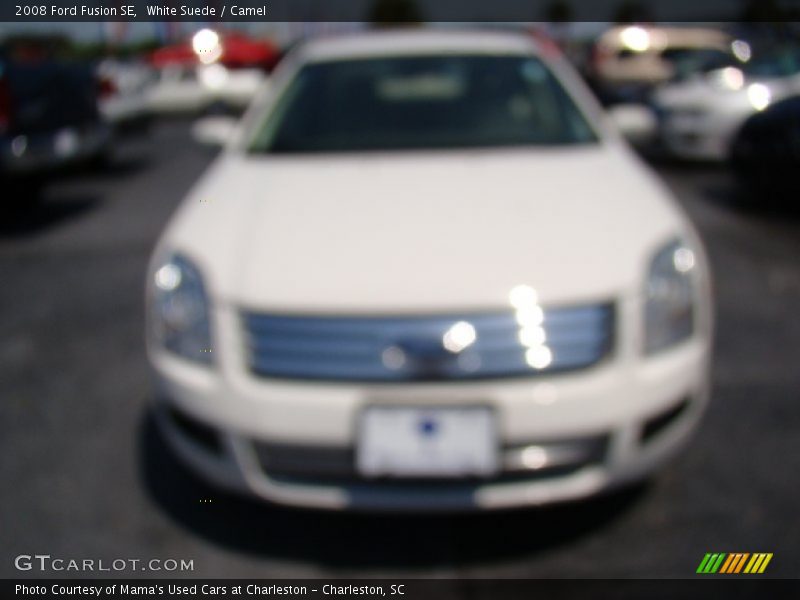 White Suede / Camel 2008 Ford Fusion SE