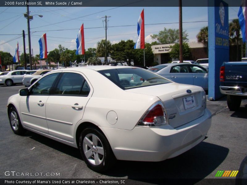 White Suede / Camel 2008 Ford Fusion SE