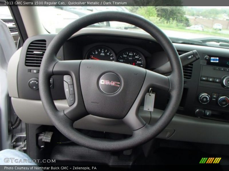 Quicksilver Metallic / Dark Titanium 2013 GMC Sierra 1500 Regular Cab