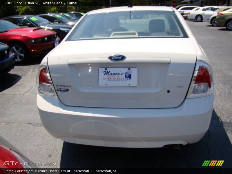 White Suede / Camel 2008 Ford Fusion SE