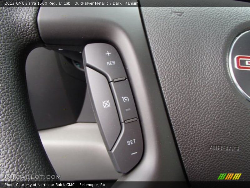 Quicksilver Metallic / Dark Titanium 2013 GMC Sierra 1500 Regular Cab