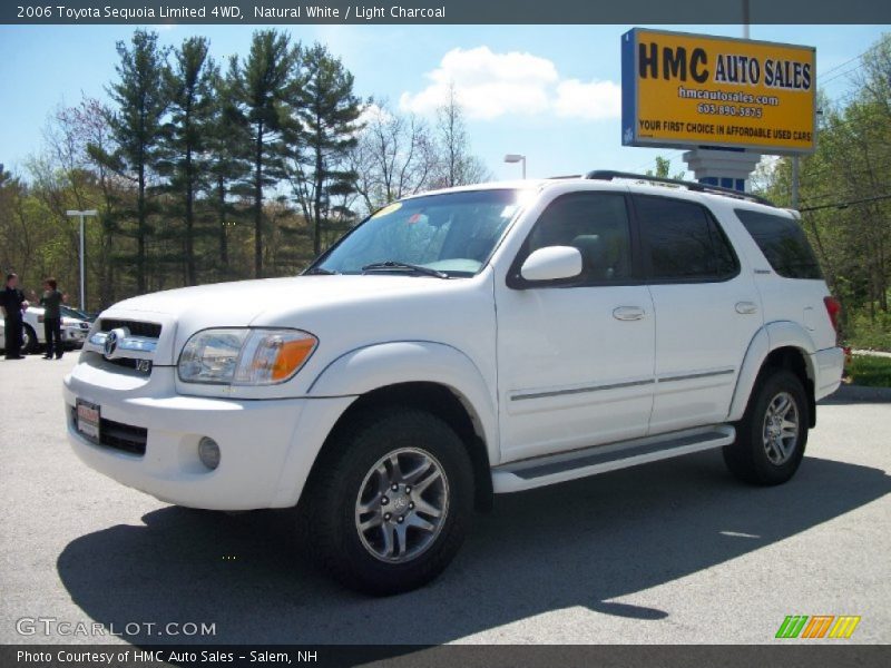 Natural White / Light Charcoal 2006 Toyota Sequoia Limited 4WD