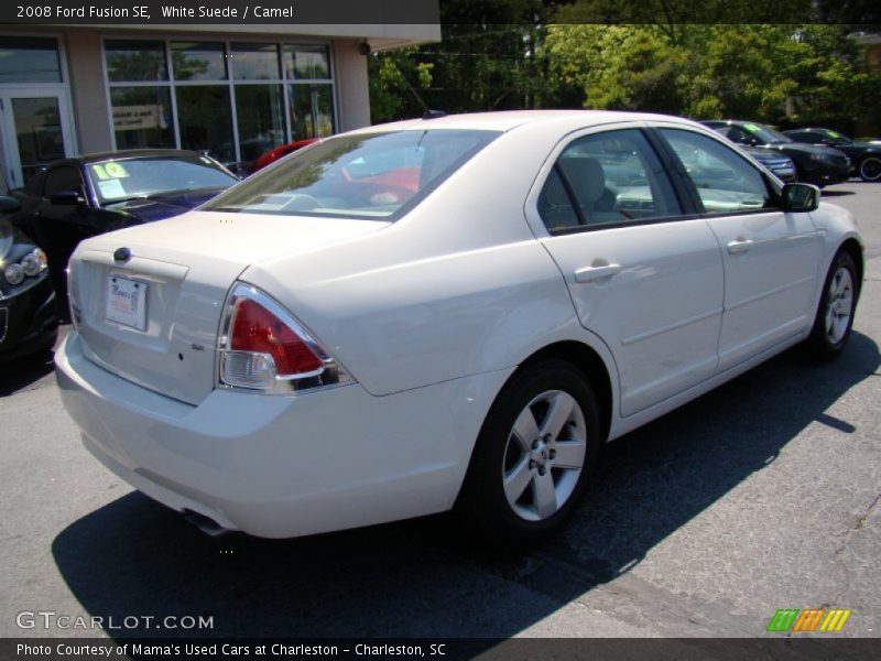 White Suede / Camel 2008 Ford Fusion SE