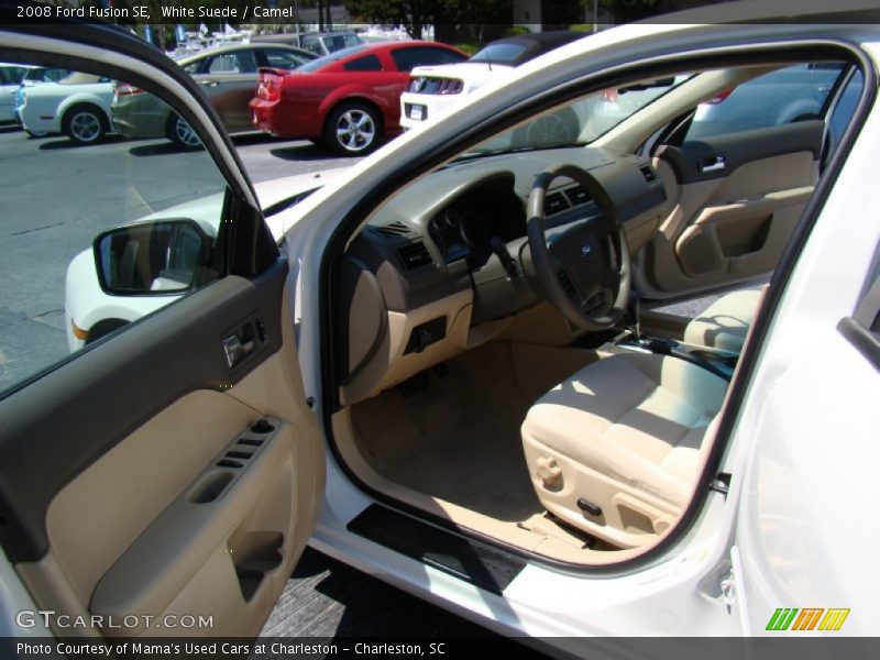 White Suede / Camel 2008 Ford Fusion SE