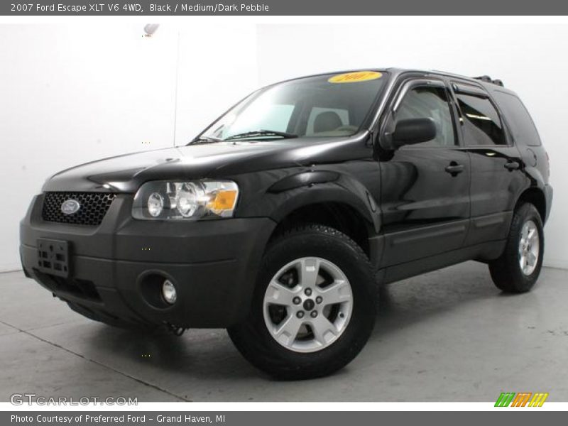 Black / Medium/Dark Pebble 2007 Ford Escape XLT V6 4WD