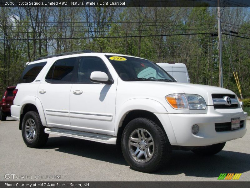 Natural White / Light Charcoal 2006 Toyota Sequoia Limited 4WD