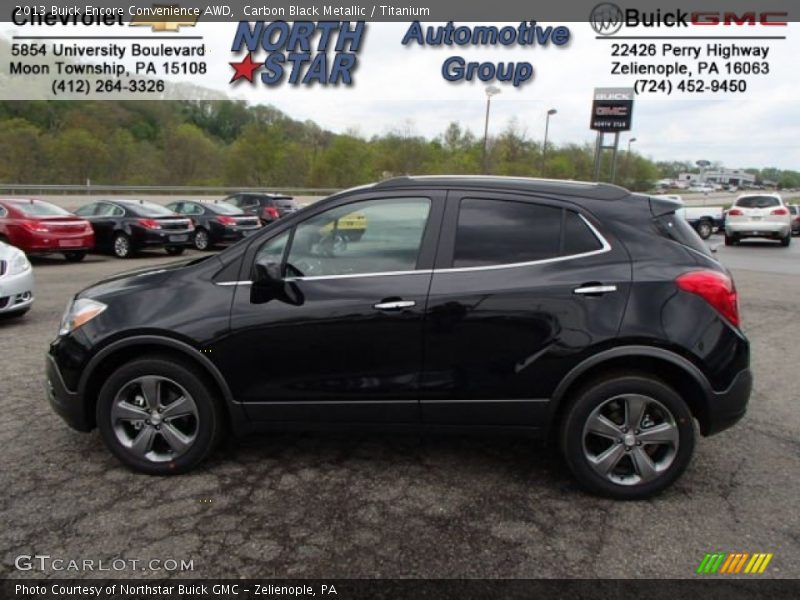 Carbon Black Metallic / Titanium 2013 Buick Encore Convenience AWD