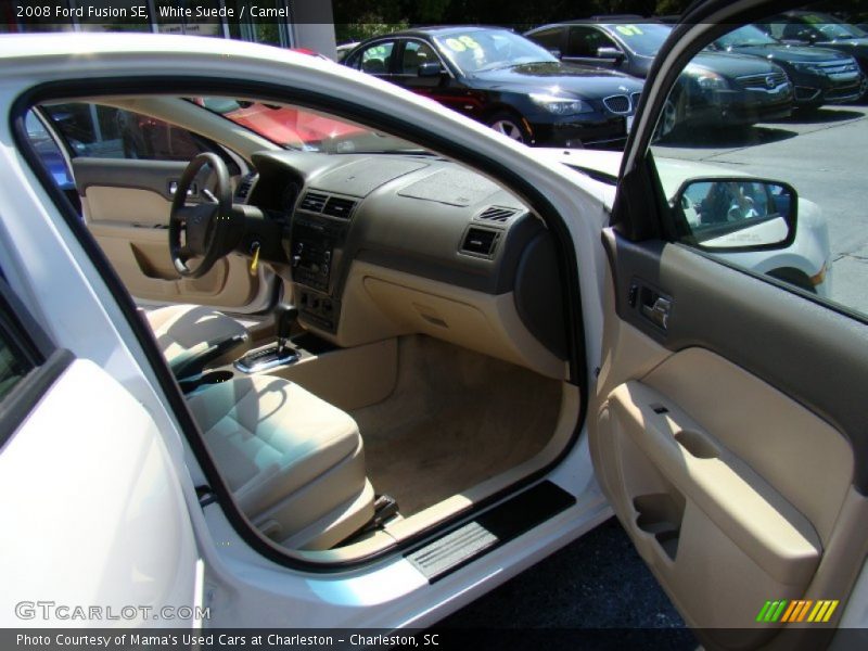 White Suede / Camel 2008 Ford Fusion SE