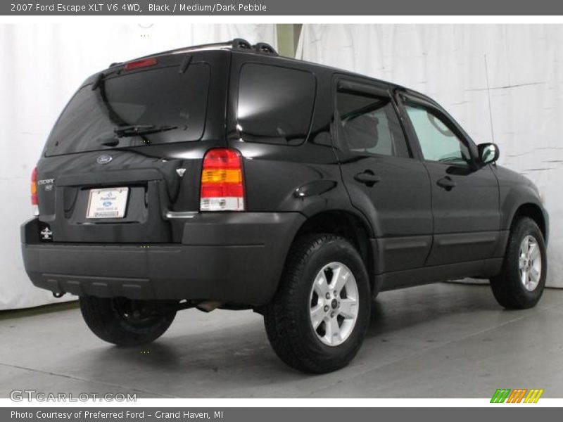 Black / Medium/Dark Pebble 2007 Ford Escape XLT V6 4WD