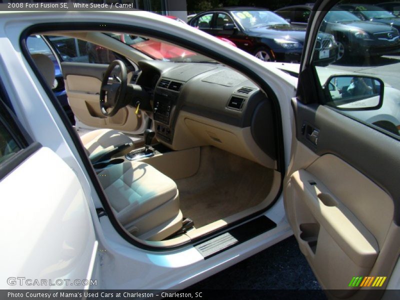 White Suede / Camel 2008 Ford Fusion SE