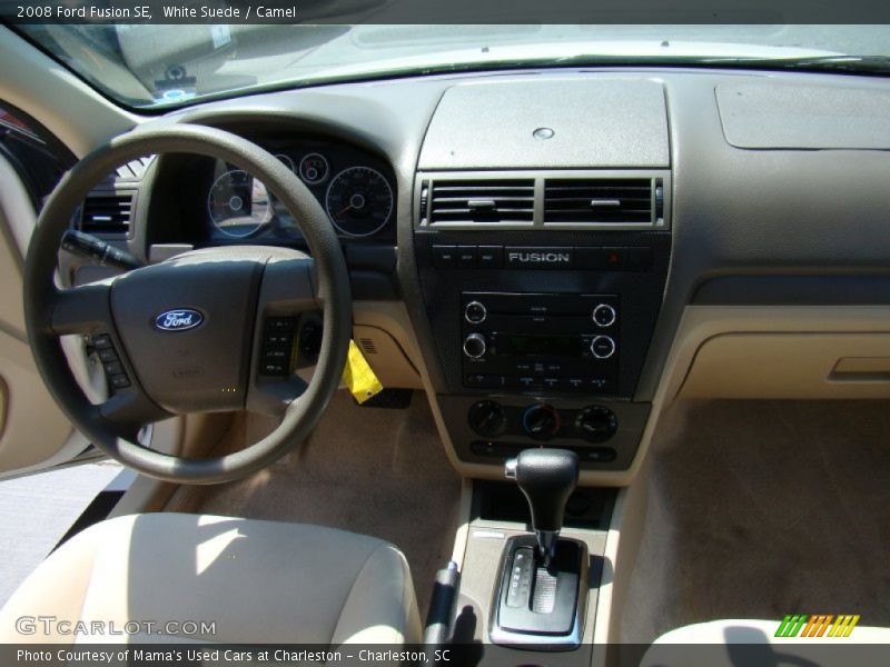 White Suede / Camel 2008 Ford Fusion SE