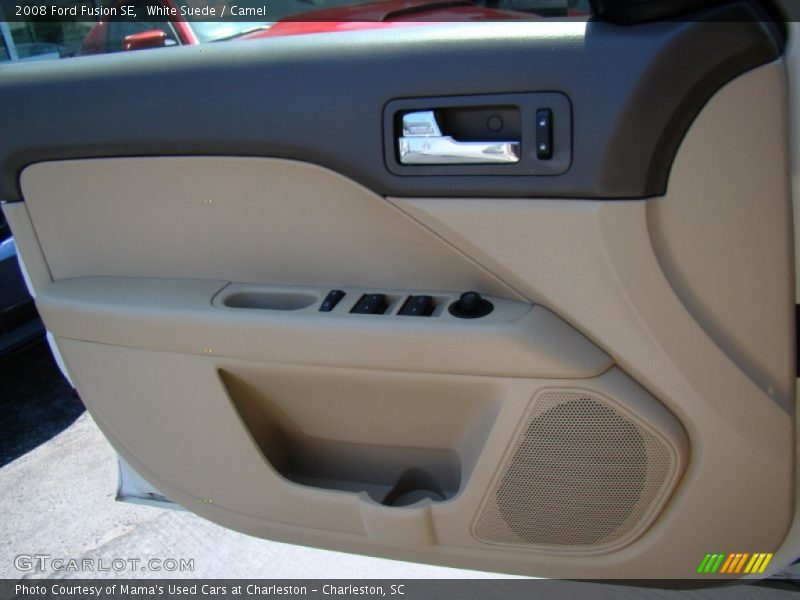 White Suede / Camel 2008 Ford Fusion SE