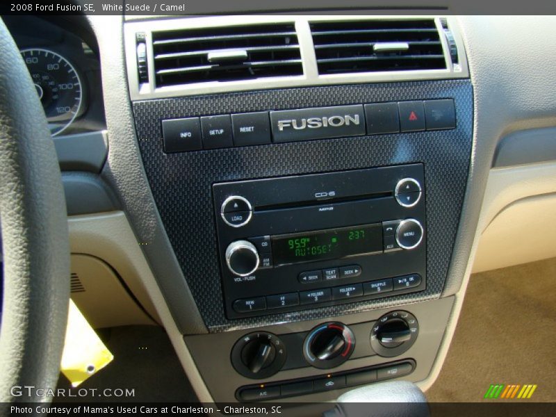 White Suede / Camel 2008 Ford Fusion SE