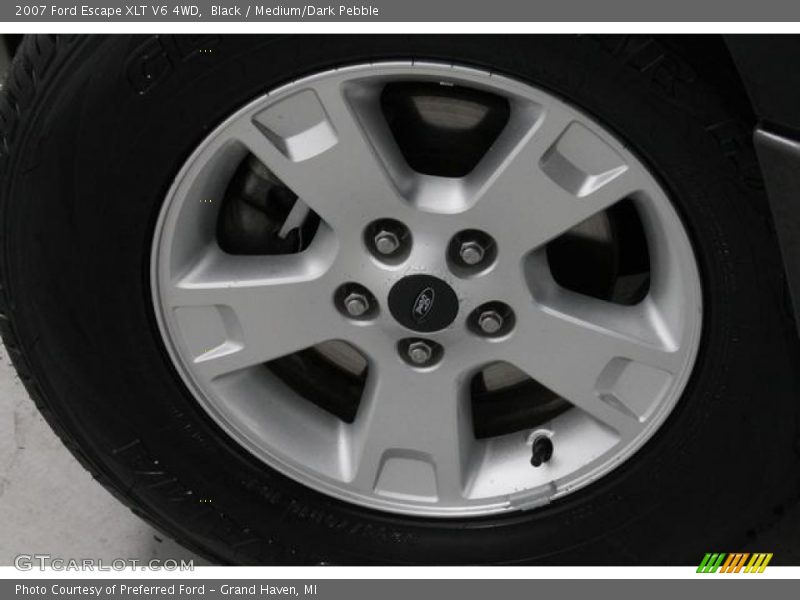 Black / Medium/Dark Pebble 2007 Ford Escape XLT V6 4WD