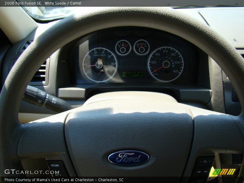 White Suede / Camel 2008 Ford Fusion SE