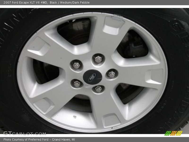 Black / Medium/Dark Pebble 2007 Ford Escape XLT V6 4WD