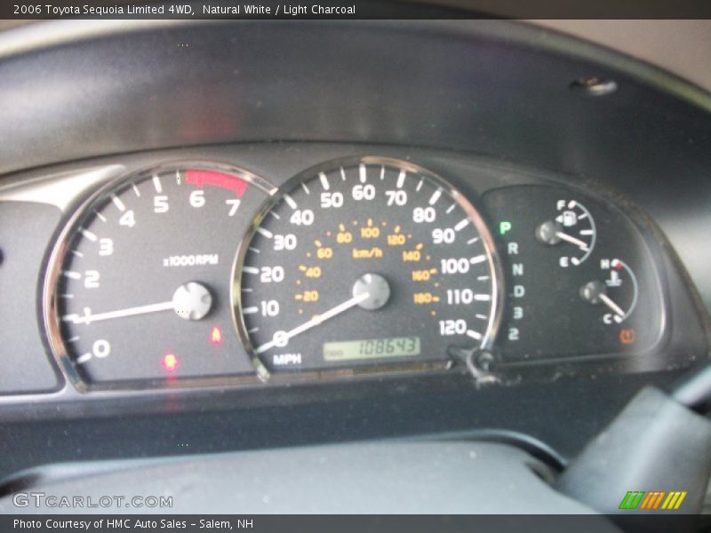 Natural White / Light Charcoal 2006 Toyota Sequoia Limited 4WD