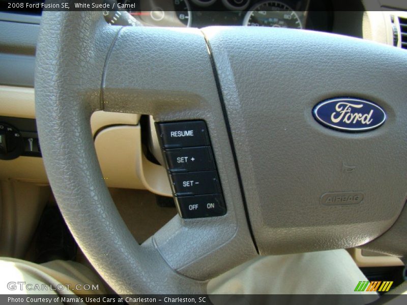 White Suede / Camel 2008 Ford Fusion SE