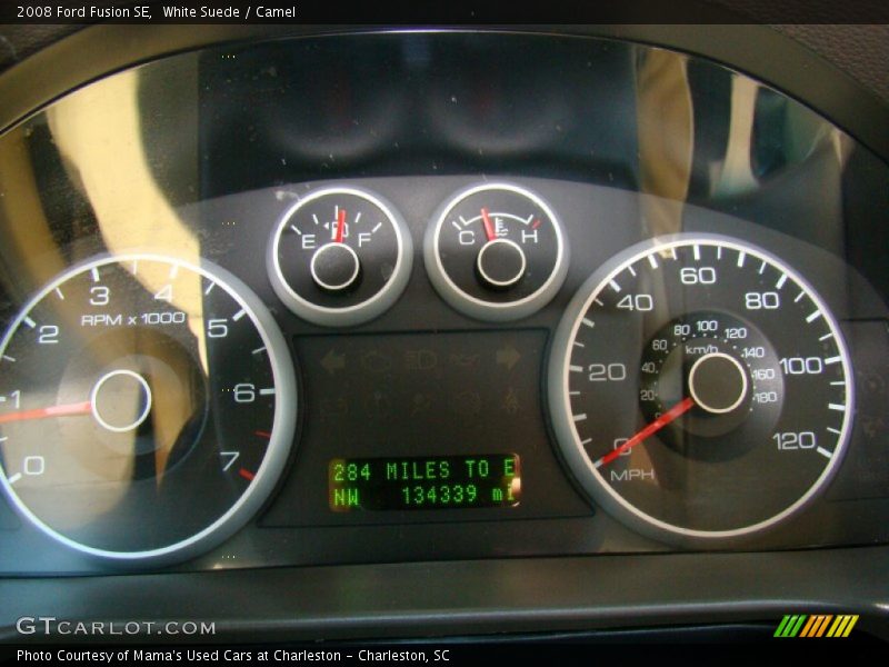 White Suede / Camel 2008 Ford Fusion SE