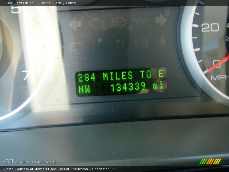 White Suede / Camel 2008 Ford Fusion SE