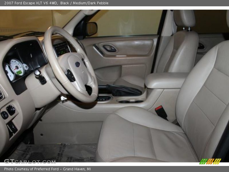 Black / Medium/Dark Pebble 2007 Ford Escape XLT V6 4WD