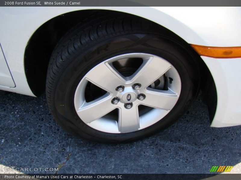 White Suede / Camel 2008 Ford Fusion SE